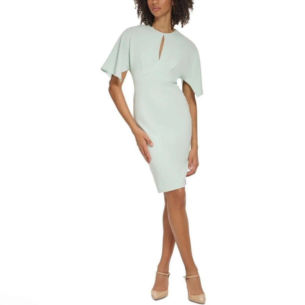 Calvin Klein Scuba Crepe Sheath Dress
